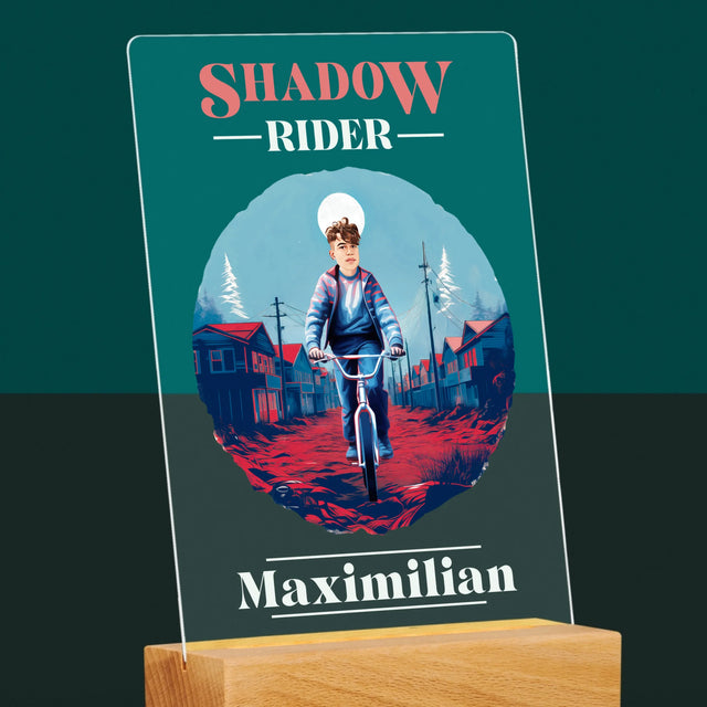 Personajul Tău: Shadow Rider - Imprimare Pe Sticlă Acrilică (Verticală)