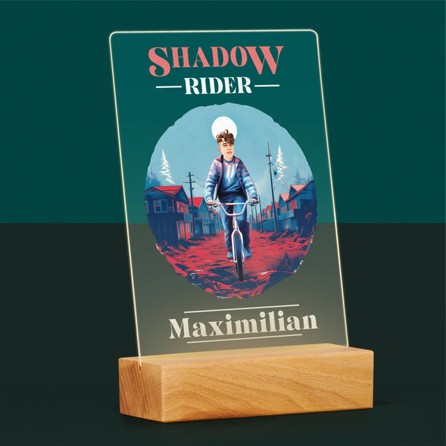 Personajul Tău: Shadow Rider - Imprimare Pe Sticlă Acrilică (Verticală)