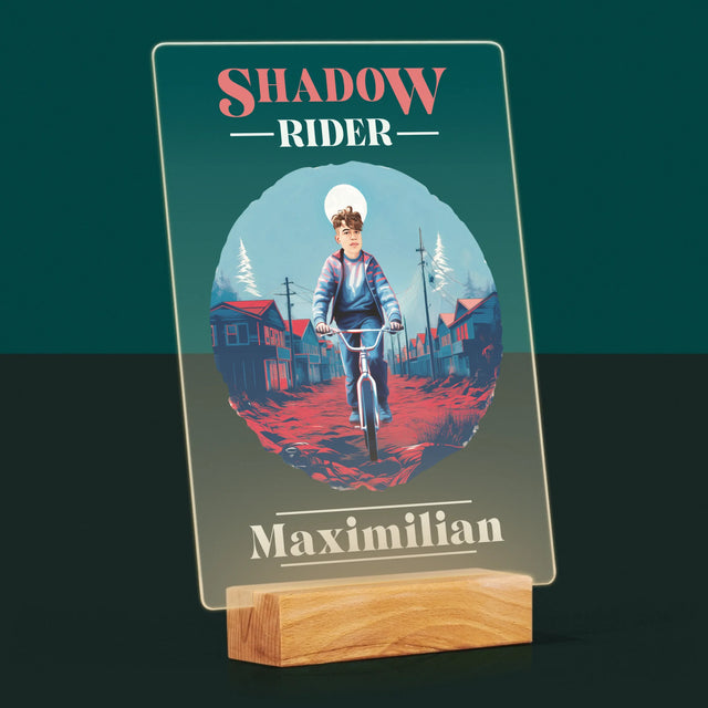 Personajul Tău: Shadow Rider - Imprimare Pe Sticlă Acrilică (Verticală)