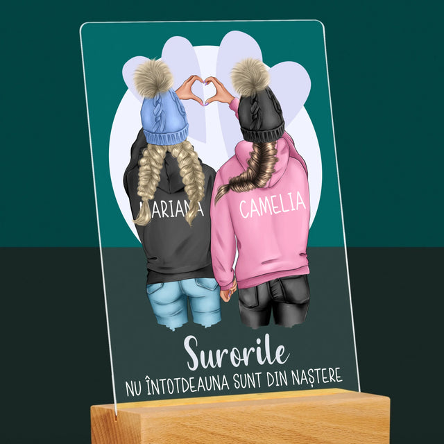 Creator De Personaj: Prietene Iarna - Imprimare Pe Sticlă Acrilică (Verticală)