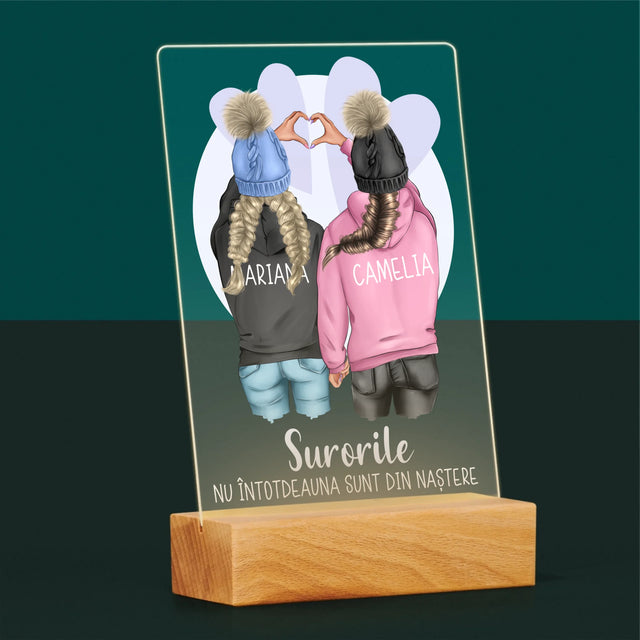 Creator De Personaj: Prietene Iarna - Imprimare Pe Sticlă Acrilică (Verticală)