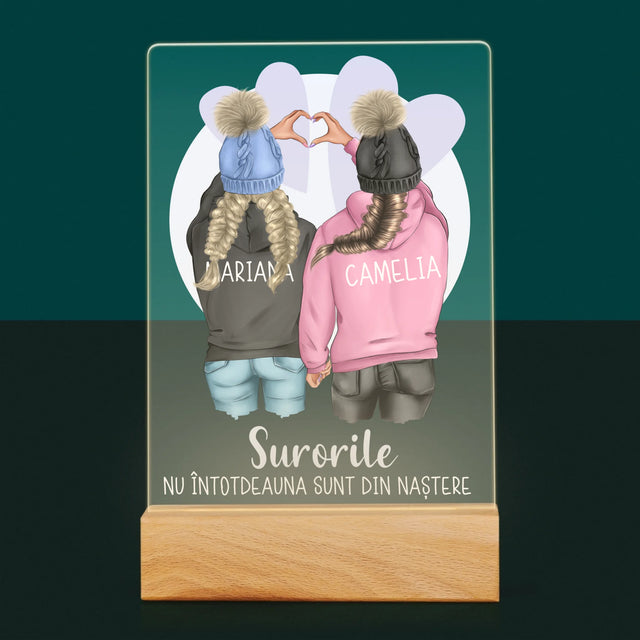 Creator De Personaj: Prietene Iarna - Imprimare Pe Sticlă Acrilică (Verticală)