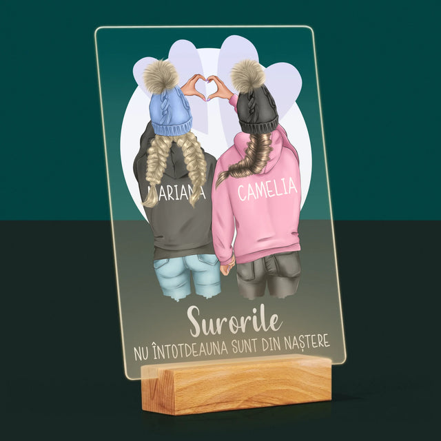 Creator De Personaj: Prietene Iarna - Imprimare Pe Sticlă Acrilică (Verticală)