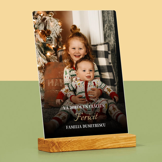 Fotografie Si Semnătură: Sărbători Frumoase - Imprimare Pe Sticlă Acrilică (Verticală)