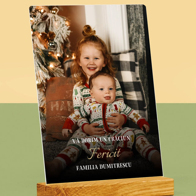 Fotografie Si Semnătură: Sărbători Frumoase - Imprimare Pe Sticlă Acrilică (Verticală)