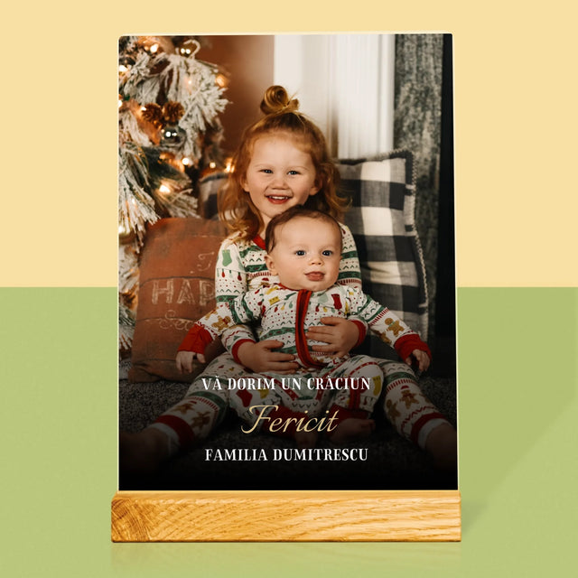 Fotografie Si Semnătură: Sărbători Frumoase - Imprimare Pe Sticlă Acrilică (Verticală)