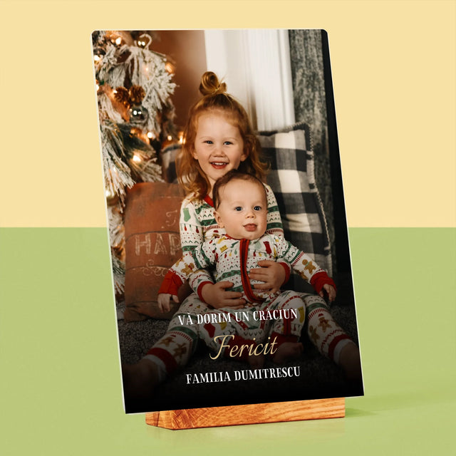 Fotografie Si Semnătură: Sărbători Frumoase - Imprimare Pe Sticlă Acrilică (Verticală)