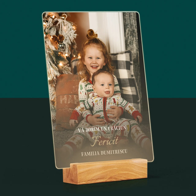 Fotografie Si Semnătură: Sărbători Frumoase - Imprimare Pe Sticlă Acrilică (Verticală)