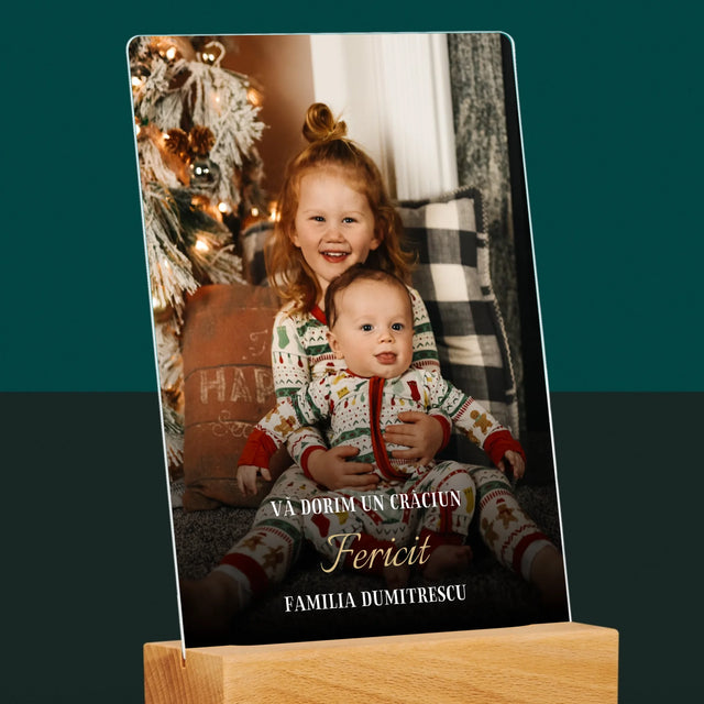 Fotografie Si Semnătură: Sărbători Frumoase - Imprimare Pe Sticlă Acrilică (Verticală)