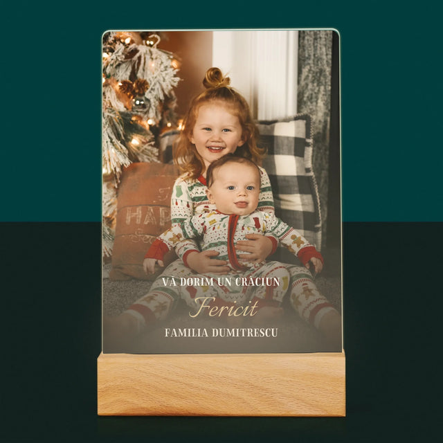 Fotografie Si Semnătură: Sărbători Frumoase - Imprimare Pe Sticlă Acrilică (Verticală)