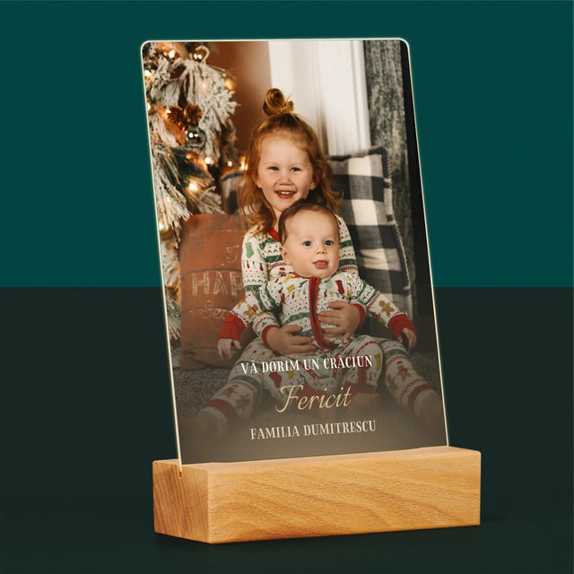 Fotografie Si Semnătură: Sărbători Frumoase - Imprimare Pe Sticlă Acrilică (Verticală)