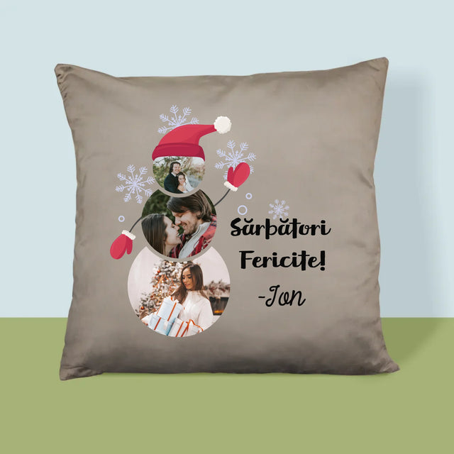 Formă Din Fotografii: Baba De Zăpadă - Pernă (Cu Fotografie)