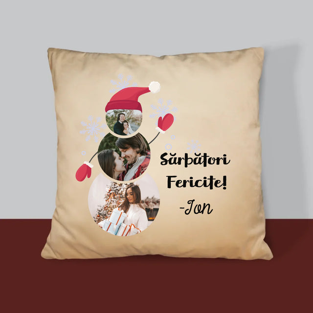 Formă Din Fotografii: Baba De Zăpadă - Pernă (Cu Fotografie)