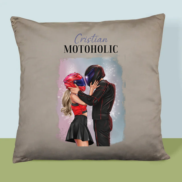 Creator De Personaj: Motoholic - Pernă (Cu Fotografie)