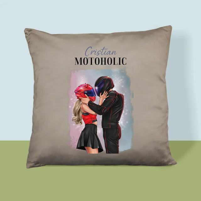 Creator De Personaj: Motoholic - Pernă (Cu Fotografie)