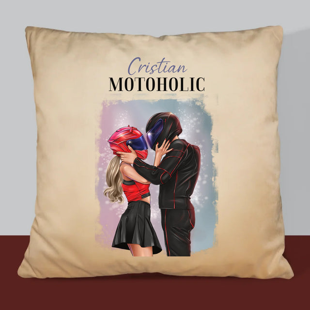 Creator De Personaj: Motoholic - Pernă (Cu Fotografie)