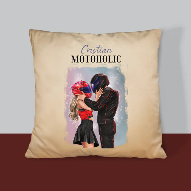 Creator De Personaj: Motoholic - Pernă (Cu Fotografie)