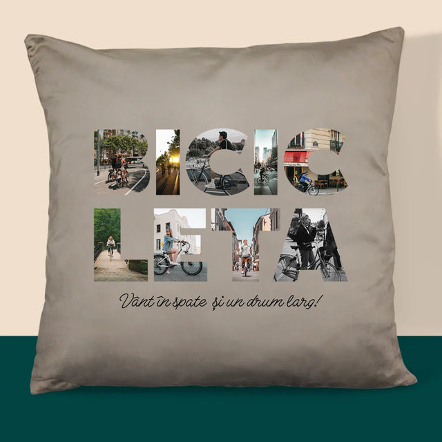 Cuvânt Din Fotografii: Bicikleta - Pernă (Cu Fotografie)