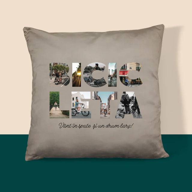 Cuvânt Din Fotografii: Bicikleta - Pernă (Cu Fotografie)