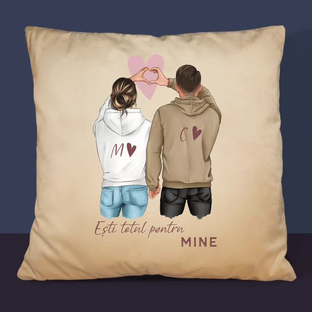 Creator De Personaj: Cuplu Inimă - Pernă (Cu Fotografie)