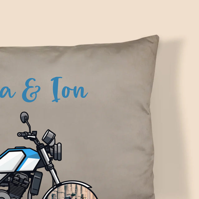 Colaj De Fotografii: Împreună Pînă La Orizont - Pernă (Cu Fotografie)