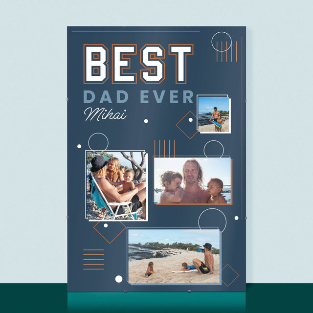 Colaj De Fotografii: Best Dad Ever - Poster