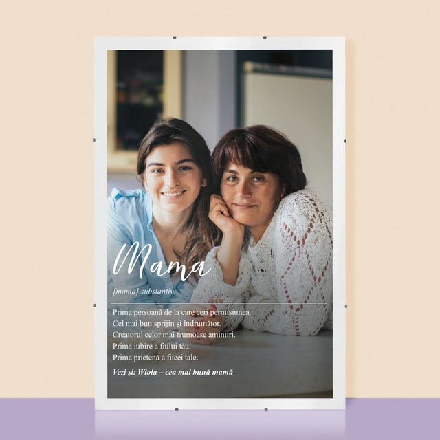 Fotografie Si Semnătură: Definiția Mamei - Poster