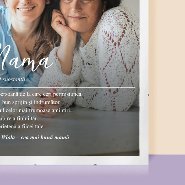 Fotografie Si Semnătură: Definiția Mamei - Poster