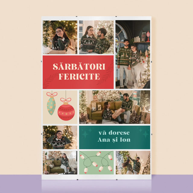 Colaj De Fotografii: Fotografii De Sărbători - Poster