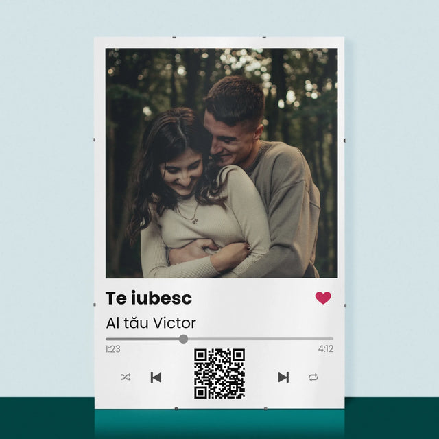 Fotografie Si Semnătură: Spotify Cu Cod Qr - Poster