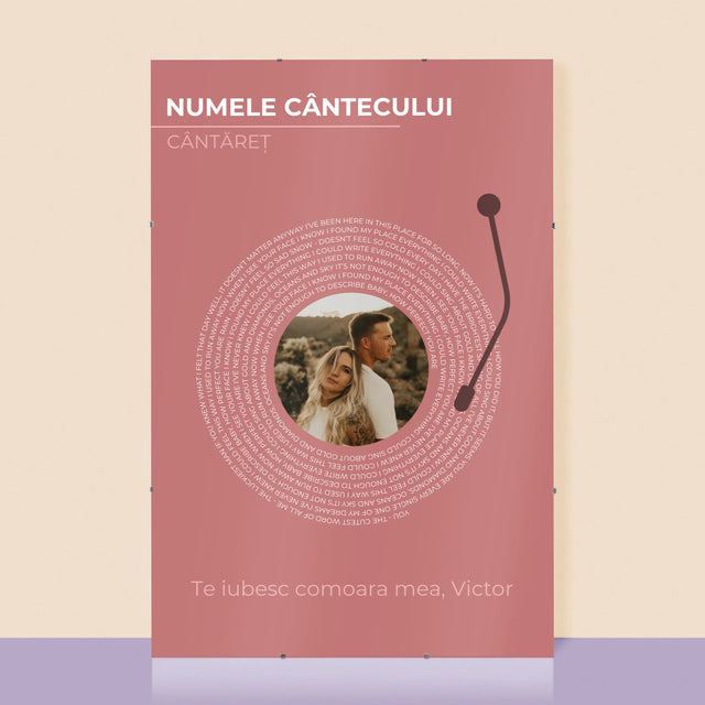 Fotografie Si Semnătură: Cântecul Nostru Album Vinil - Poster