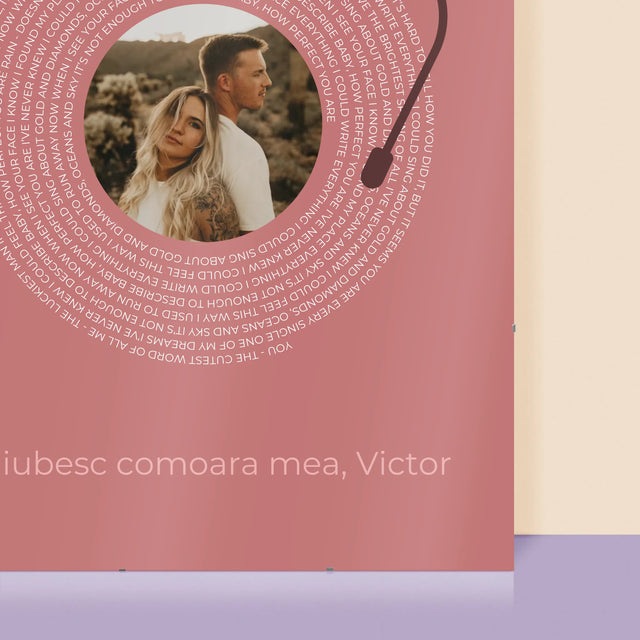 Fotografie Si Semnătură: Cântecul Nostru Album Vinil - Poster