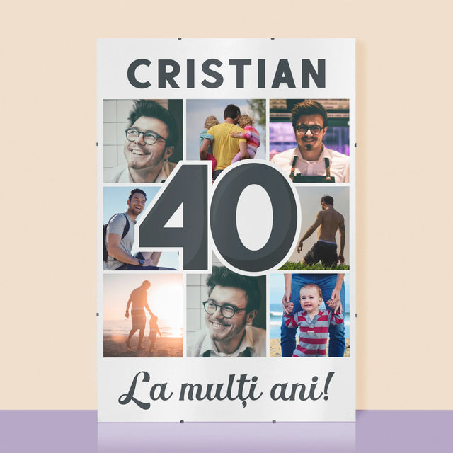 Colaj De Fotografii: 40 De Ani - Poster