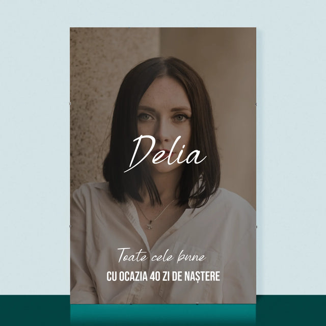Fotografie Si Semnătură: A 40 Zi De Naștere Toate Cele Bune - Poster