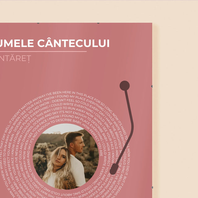 Fotografie Si Semnătură: Cântecul Nostru Album Vinil - Poster