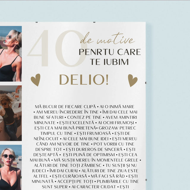 Colaj De Fotografii: 40 De Motive - Poster