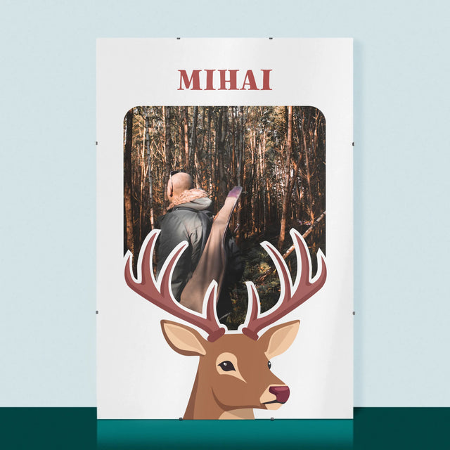 Fotografie Si Semnătură: Cerb - Poster