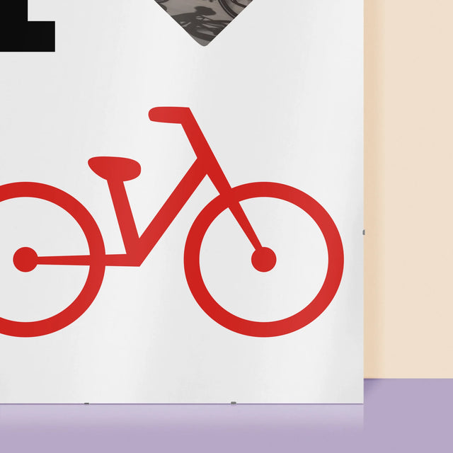 Fotografie Si Semnătură: I Love Bicicletă - Poster