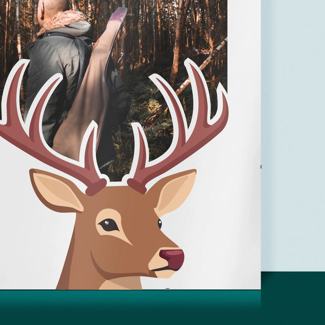 Fotografie Si Semnătură: Cerb - Poster