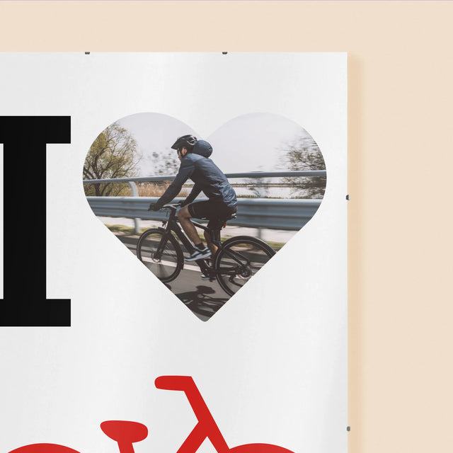 Fotografie Si Semnătură: I Love Bicicletă - Poster