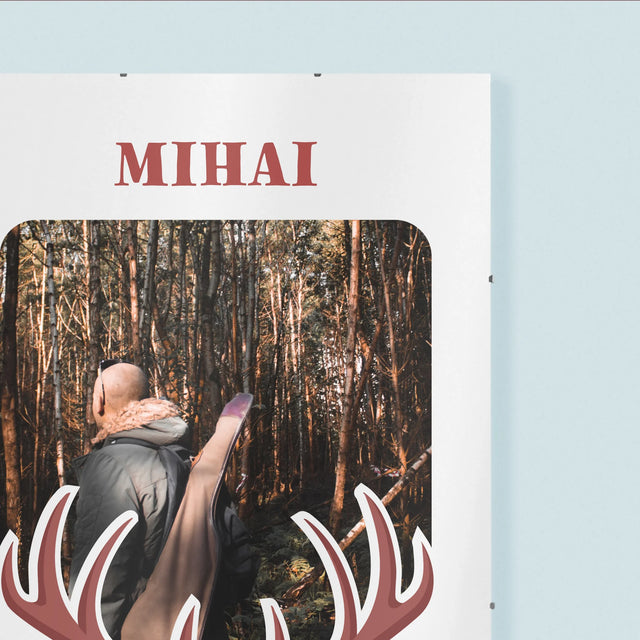 Fotografie Si Semnătură: Cerb - Poster