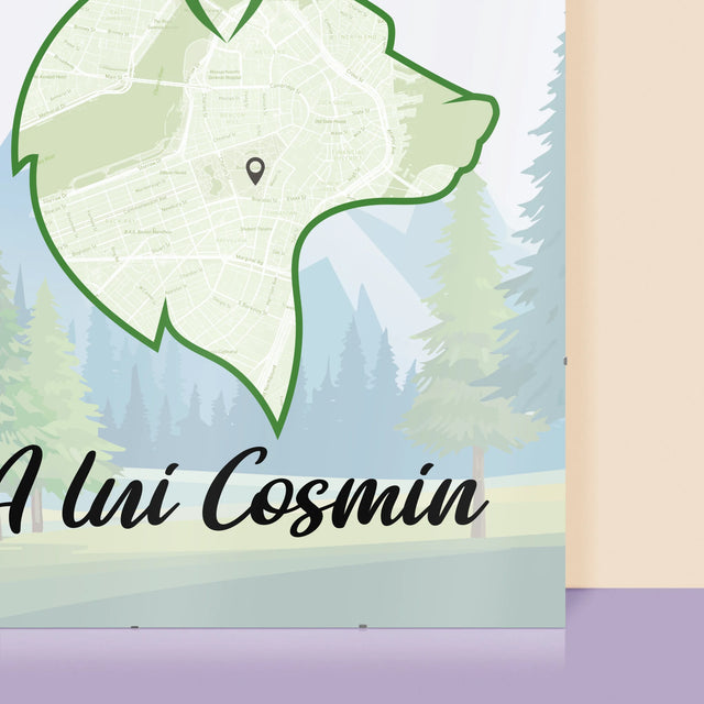 Harta Oraș: Cel Mai Preferat Loc De Vînătoare - Poster