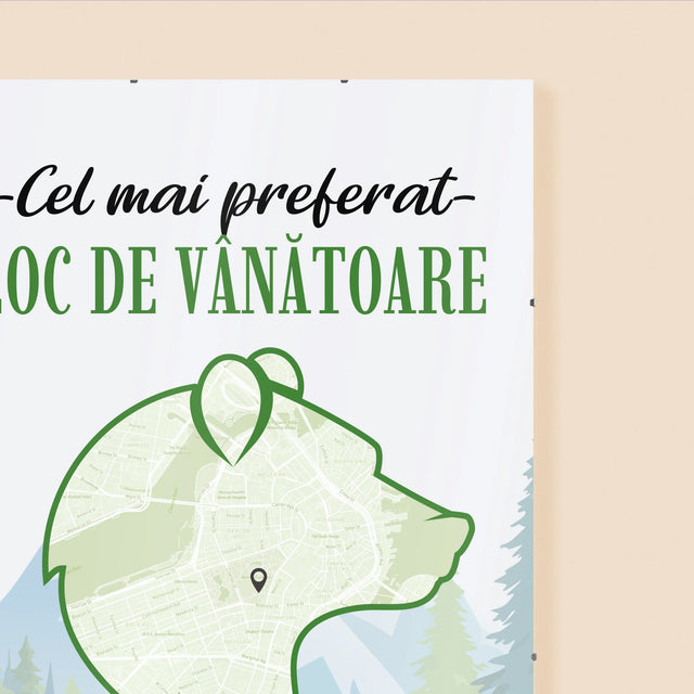 Harta Oraș: Cel Mai Preferat Loc De Vînătoare - Poster
