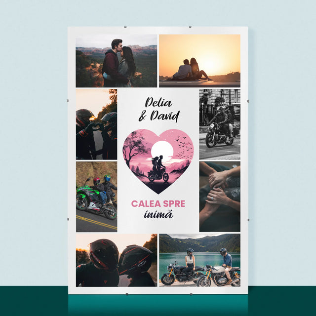 Colaj De Fotografii: Calea Spre Inimă - Poster