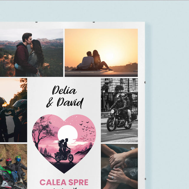 Colaj De Fotografii: Calea Spre Inimă - Poster