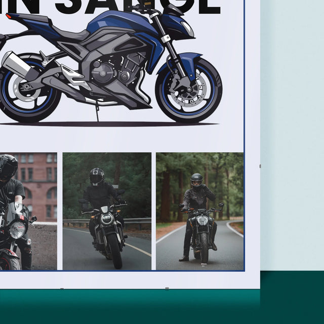 Colaj foto: Șofatul îi este în sânge - Poster personalizat | RO