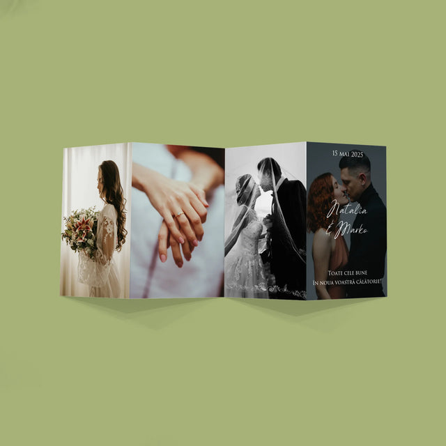 Fotografie Si Semnătură: Urări Fotografie De Nuntă - Set Mare Fotografii Pliante