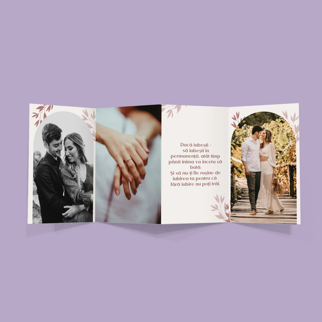 Colaj De Fotografii: În Ziua Nunții - Set Mare Fotografii Pliante
