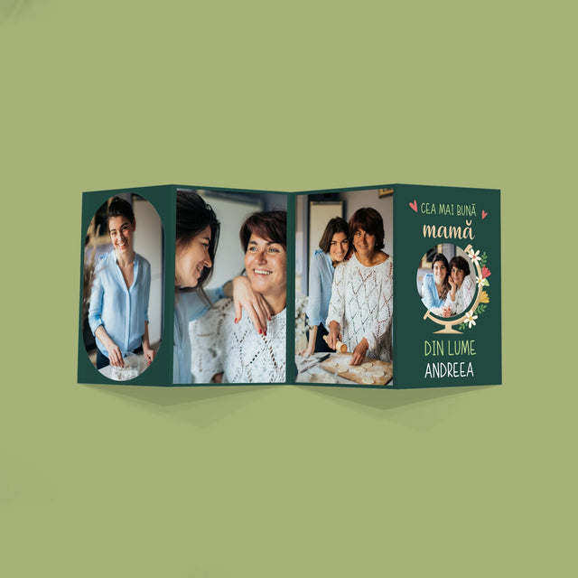 Fotografie Si Semnătură: Cea Mai Bună Mamă Lumea - Set Mare Fotografii Pliante