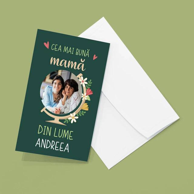 Fotografie Si Semnătură: Cea Mai Bună Mamă Lumea - Set Mare Fotografii Pliante